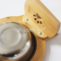 Novo Design Bowl para Pet com Bambu